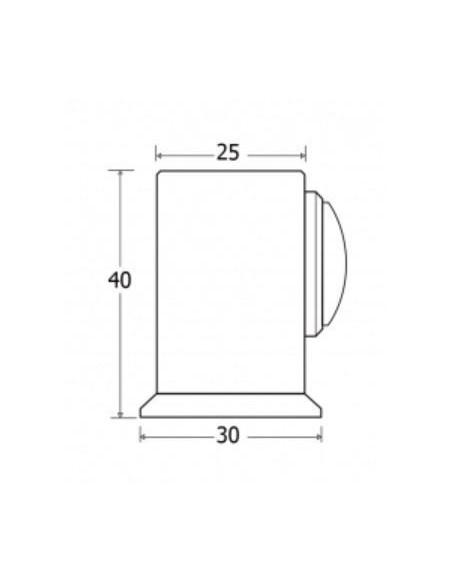 Στοπ Πόρτας Τετράγωνο με Λάστιχο Στοπ Πόρτας Τετράγωνο με Λάστιχο