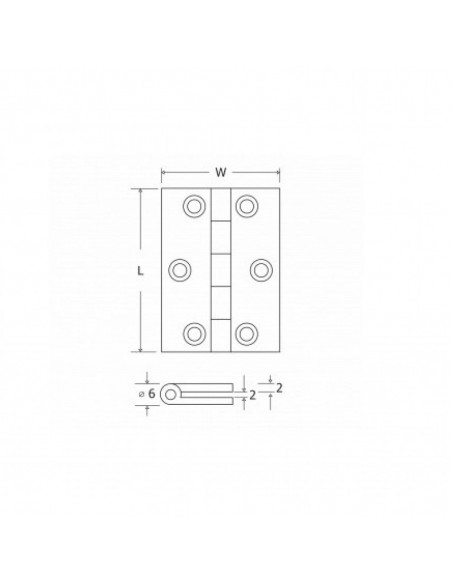 Μεντεσέδες με Πλάκα Ορειχάλκινοι Μεντεσέδες με Πλάκα Ορειχάλκινοι