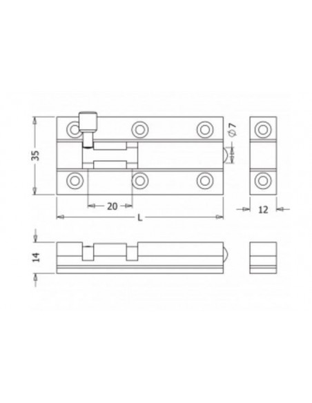 Σύρτης γκρα ορειχάλκινος