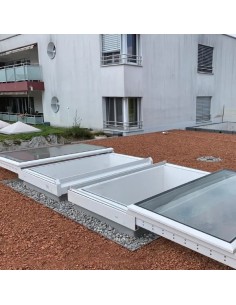 Openable roof window / door