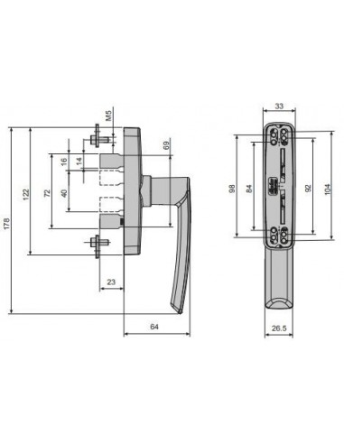 Σπανιολέτα για ανοιγόμενο μηχανισμό