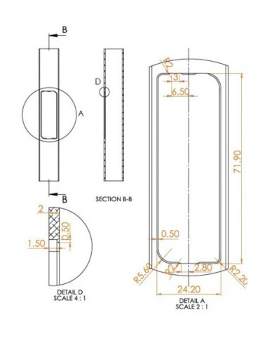 Πληκτρολόγιο αφής με δακτυλικό αποτύπωμα R8