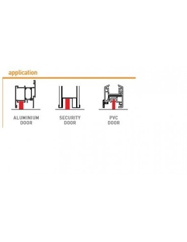 Αυτόματο αεροστόπ ACOUSTIC ALU για πόρτες αλουμινίου/μεταλλικές/ξύλου/PVC