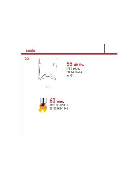 Αυτόματο αεροστόπ QUADRA 20X20 για πόρτες αλουμινίου/μεταλλικές/ξύλου/PVC Αυτόματο αεροστόπ QUADRA 20X20 για πόρτες αλουμινίου/μεταλλικές/ξύλου/PVC
