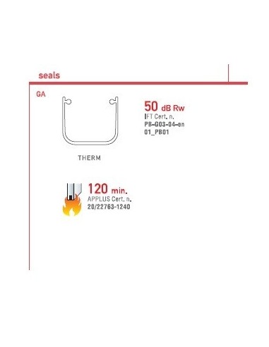 Αυτόματο αεροστόπ ACOUSTIC ALU για πόρτες αλουμινίου/μεταλλικές/ξύλου/PVC