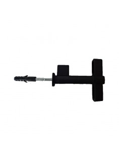 Πλαστικό αυτόματο στοπ στήριγμα για παντζούρι (ρολό) τετραφύλλο με Στρυφώνι βίδα 16cm 2