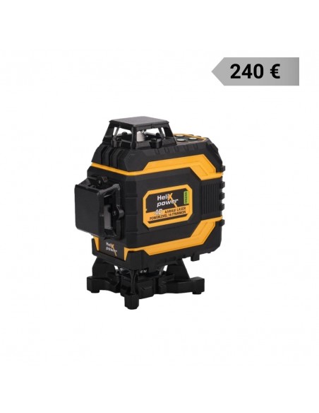 Αλφάδι Laser Powerlevel 4D 16 γραμμών πράσινο Helix Power