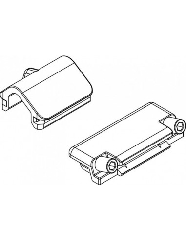 Μεντεσές Τριπλός Αλουμινίου GIESSE
