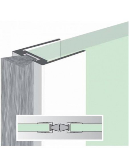 Ειδικό αεροστόπ για την περιμετρική προστασία γυάλινων πορτών