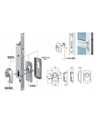 Ροζέτα Ασφαλείας Defender DOMUS