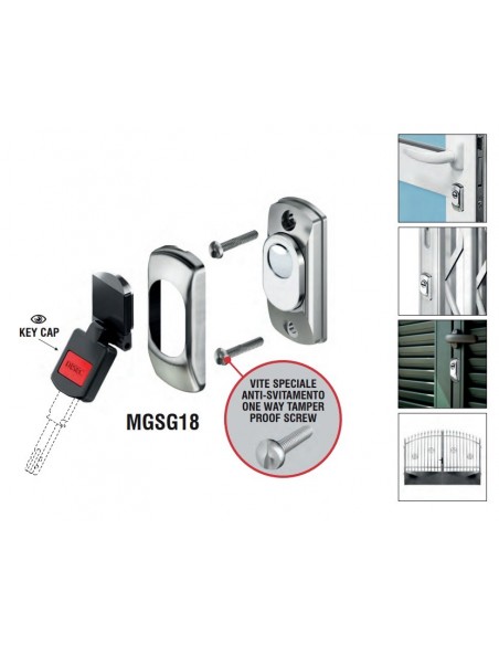 Ροζέτα Ασφαλείας Defender DOMUS