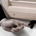 Μεταλλικό αυτόματο στοπ στήριγμα για παντζούρι